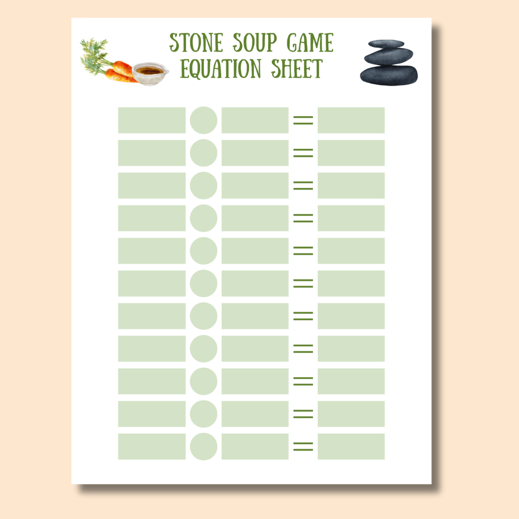 Stone Soup Math Game