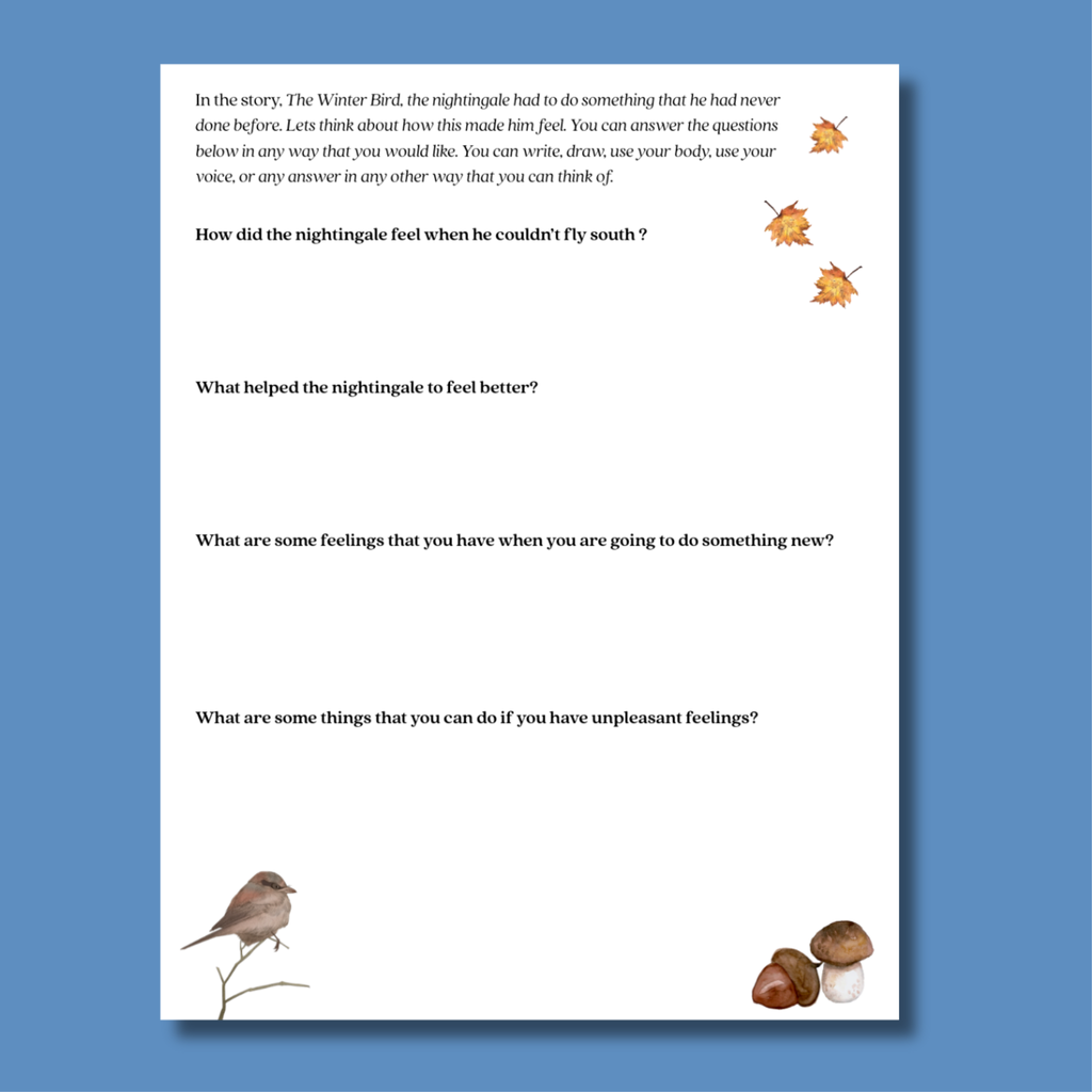 The Winter Bird Emotions Exercise
